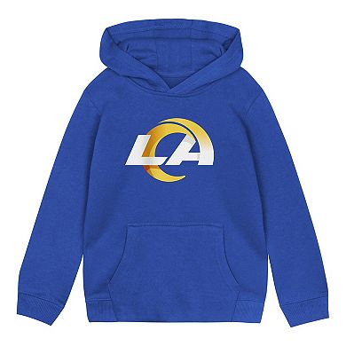 Toddler Royal Los Angeles Rams Logo Pullover Hoodie