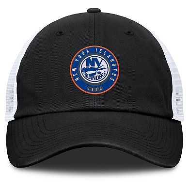 Men's Fanatics Black/Gray New York Islanders Averie Trucker Adjustable Hat