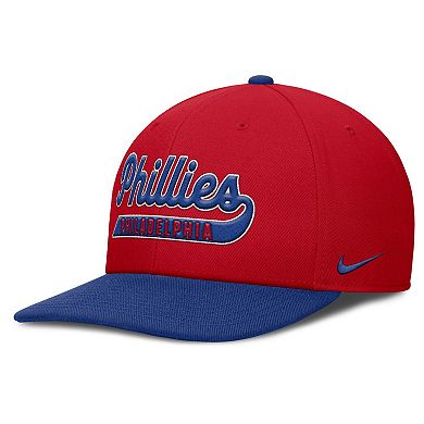 Men's Nike Red/Royal Philadelphia Phillies Pro Performance Snapback Hat