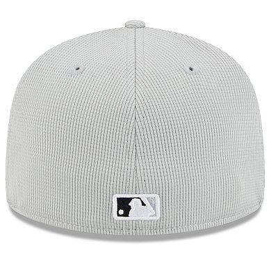 Men's New Era Gray Chicago White Sox 2025 Spring Training 59FIFTY Fitted Hat