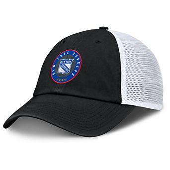 Men's Fanatics Black/Gray New York Rangers Averie Trucker Adjustable Hat