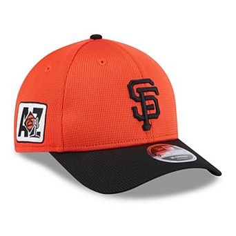 Men's New Era Orange/Black San Francisco Giants 2025 Spring Training 9FORTY Adjustable Hat
