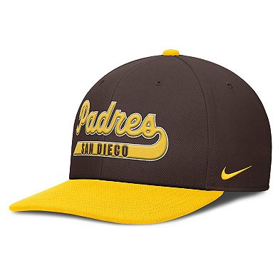 Men's Nike Brown/Gold San Diego Padres Pro Performance Snapback Hat