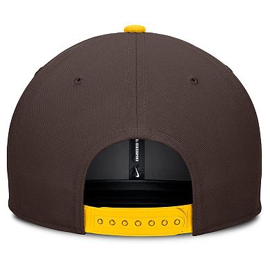 Men's Nike Brown/Gold San Diego Padres Pro Performance Snapback Hat
