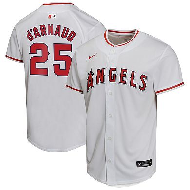 Youth Nike Travis d'Arnaud White Los Angeles Angels Home Game Player Jersey