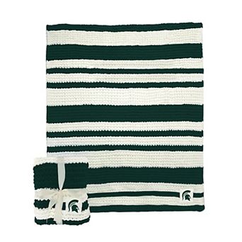 "Michigan State Spartans 50"" x 60"" Cable-Knit Throw Blanket"