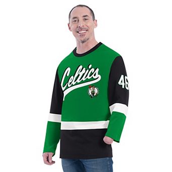 Men's G-III Sports by Carl Banks Green Boston Celtics Adaptive Rugby Long Sleeve Top