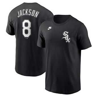 Men's Nike Bo Jackson Black Chicago White Sox Cooperstown Collection Fuse Name & Number T-Shirt