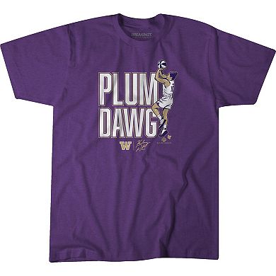 Unisex BreakingT Kelsey Plum Purple Washington Huskies Plum Dawg T-Shirt