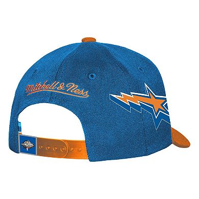 Men's Mitchell & Ness Blue/Orange New York Knicks AS2K Stars Pro Crown Adjustable Hat