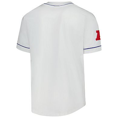 Men's Starter White Indianapolis Colts Relay Vintage Full-Button Baseball Jersey