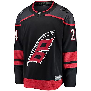 Men's Fanatics Seth Jarvis Black Carolina Hurricanes Home Breakaway Jersey