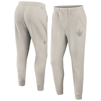 Men's Fanatics Cream Toronto Maple Leafs Authentic Pro Road Sweatpants