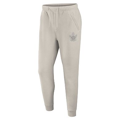 Men's Fanatics Cream Toronto Maple Leafs Authentic Pro Road Sweatpants