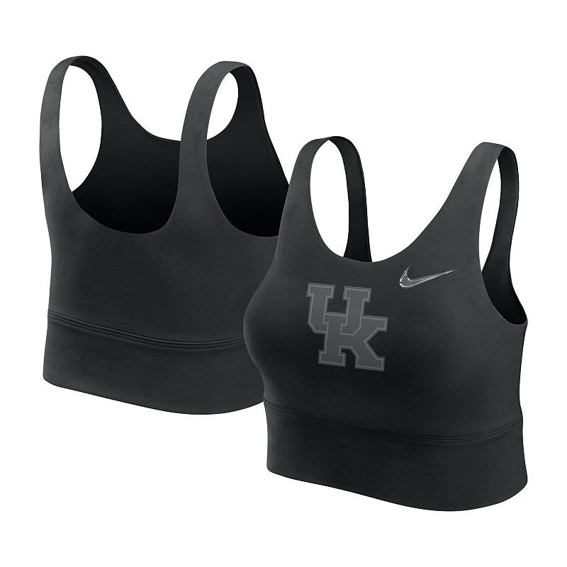Women'sNike Black Kentucky Wildcats Performance Longline Sports Bra, Size: Small