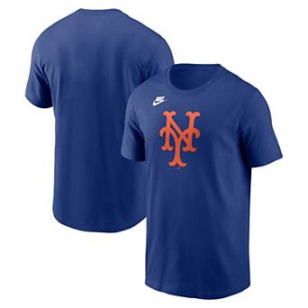 Men's Nike Royal New York Mets Cooperstown Collection Team Logo T-Shirt