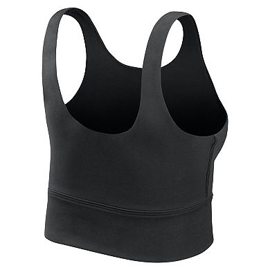 Women's�Nike Black Michigan Wolverines Performance Longline Sports Bra