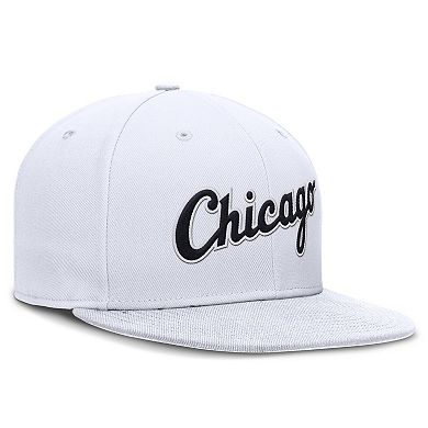 Men's Nike White Chicago White Sox True Performance Fitted Hat