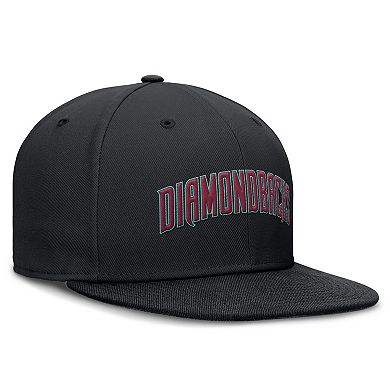 Men's Nike Black Arizona Diamondbacks True Performance Fitted Hat