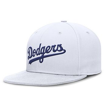 Men's Nike White Los Angeles Dodgers True Performance Fitted Hat