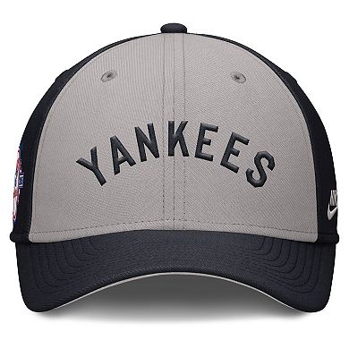 Men's Nike Navy/Gray New York Yankees Rise Swoosh Performance Flex Hat