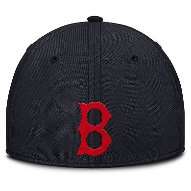 Men's Nike Navy/Red Boston Red Sox Rise Swoosh Performance Flex Hat
