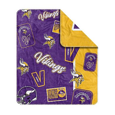Minnesota Vikings 50 ۝ x 60 ۝ Dream Weave Throw Blanket