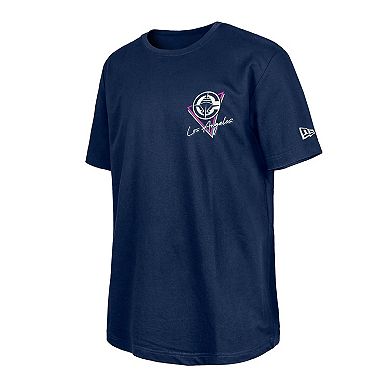 New Era Navy LA Clippers Glow-in-the-Dark T-Shirt