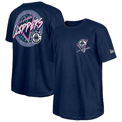 New Era Navy LA Clippers Glow-in-the-Dark T-Shirt