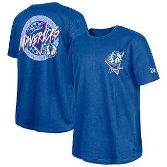 ��New Era Blue Dallas Mavericks Glow-in-the-Dark T-Shirt