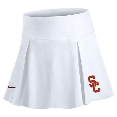 Women's Nike White USC Trojans Tennis Skirt with Shorts