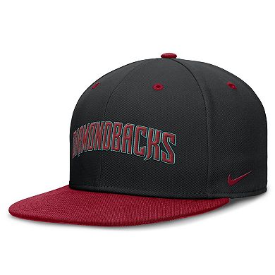 Men's Nike Black/Red Arizona Diamondbacks 2011 All-Star Game True Primetime Two-Tone Performance Fitted Hat