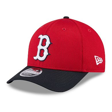 Men's New Era Red/Navy Boston Red Sox 2025 Spring Training 9FORTY Adjustable Hat