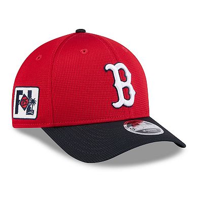 Men's New Era Red/Navy Boston Red Sox 2025 Spring Training 9FORTY Adjustable Hat