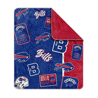 Buffalo Bills 50 ۝ x 60 ۝ Dream Weave Throw Blanket