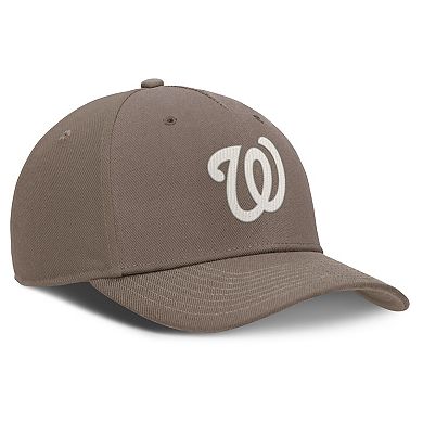 Men's Nike Brown Washington Nationals Rise Performance Adjustable Hat