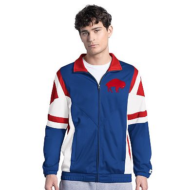 Men's Starter Royal Buffalo Bills Contender Vintage Logo Full-Zip Track Jacket