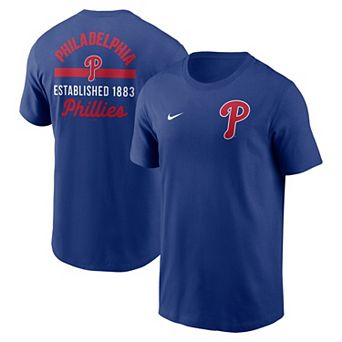 Men's Nike Navy Philadelphia Phillies 2-Hit T-Shirt