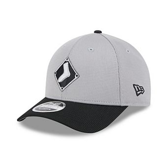 Men's New Era Gray/Black Chicago White Sox 2025 Batting Practice 9FORTY M-Crown Adjustable Hat