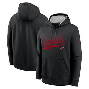 Men's Nike Black Arizona Cardinals Rewind Club Logo Pullover Hoodie