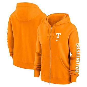 Women's Nike Tennessee Orange Tennessee Volunteers Oversize Lockup Phoenix Full-Zip Hoodie Jacket