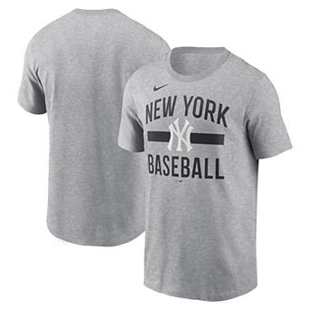 Men's Nike Heather Gray New York Yankees Arched T-Shirt