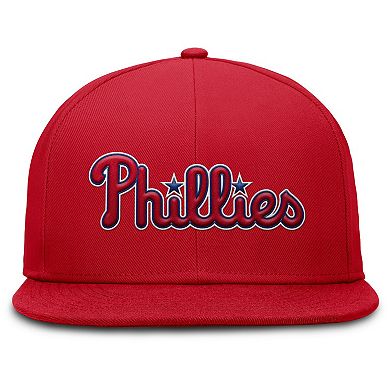 Men's Nike Red Philadelphia Phillies True Performance Fitted Hat
