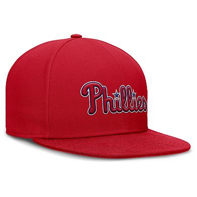Men's Nike Red Philadelphia Phillies True Performance Fitted Hat