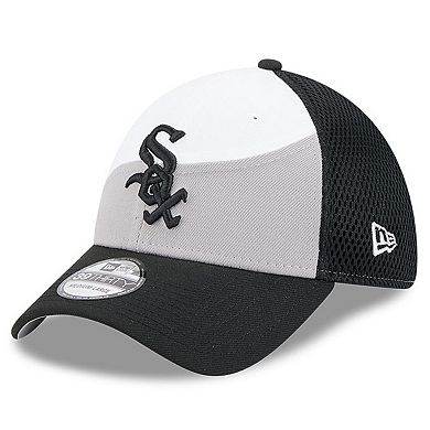 Men's New Era Gray/Black Chicago White Sox 2025 Spring Training 39THIRTY Flex Hat