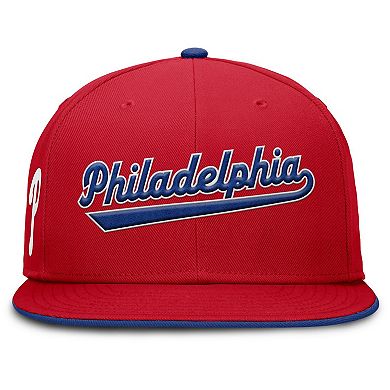 Men's Nike Red Philadelphia Phillies True Performance Fitted Hat