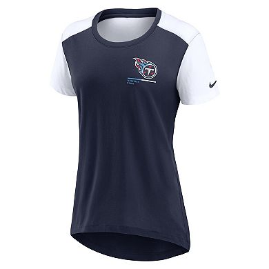 Women's Nike Navy Tennessee Titans Performance Fashion T-Shirt