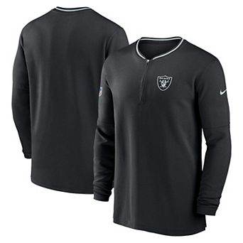 Men's Nike Black Las Vegas Raiders Coach Half-Zip Sweatshirt