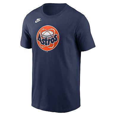Men's Nike Navy Houston Astros Cooperstown Collection Team Logo T-Shirt