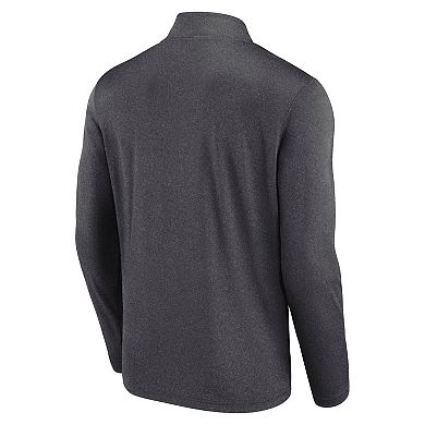 Men's Fanatics Charcoal Cincinnati Bengals Head-to-Head Quarter-Zip Top